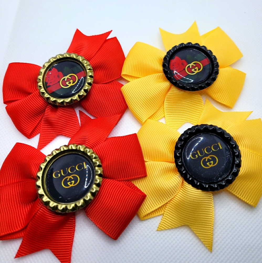 1 pair Designer inspired hair bows